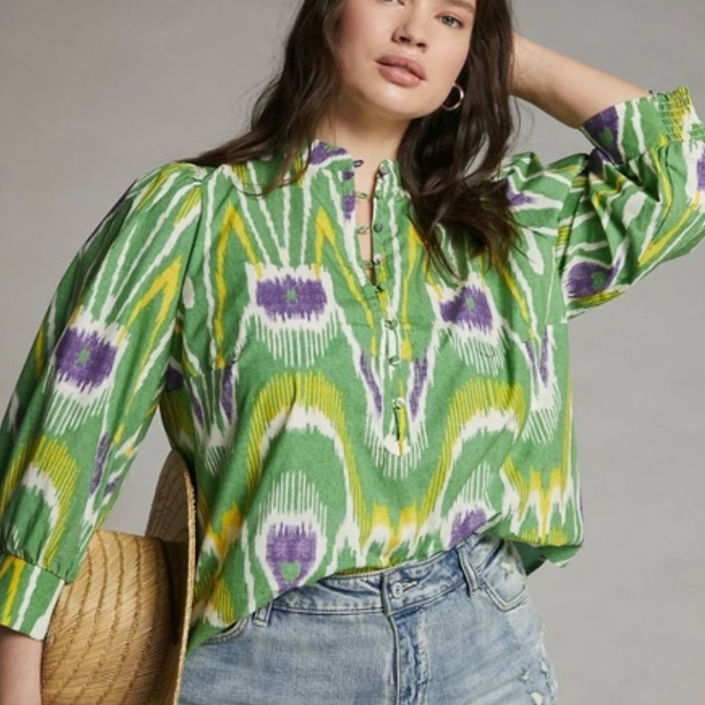 Anthropologie Sharon Henley Blouse